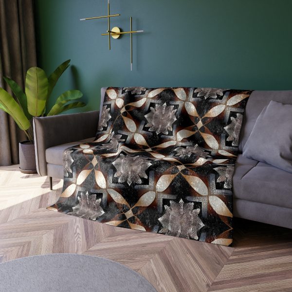 VelvetHug™ Urban Harmony 🌃 Crushed Velvet Blanket