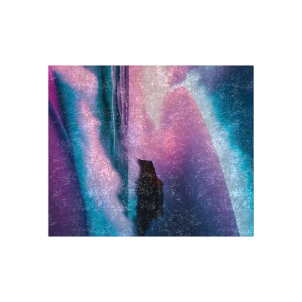 CozyCloud™ Silent Serenity ☁️ Crushed Velvet Blanket 🌙
