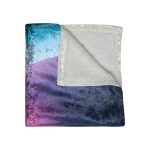 CozyCloud™ Silent Serenity ☁️ Crushed Velvet Blanket 🌙