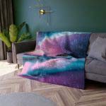 CozyCloud™ Silent Serenity ☁️ Crushed Velvet Blanket 🌙