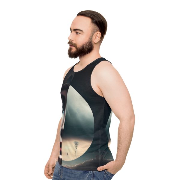 Luna vs. The Moon Tank Top - Embrace the Surreal and Flaunt Your Inner Artistry!