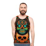 Dia de los Muertos Tank Top - Celebrate Life and Honor Ancestral Spirits with Style!