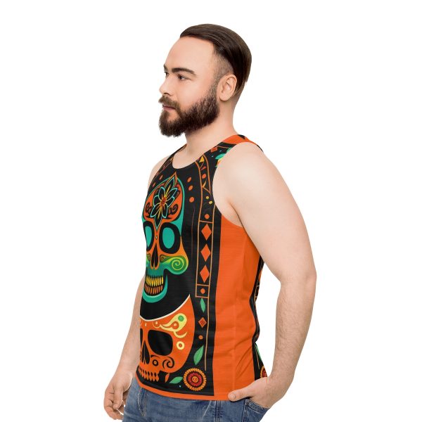 Dia de los Muertos Tank Top - Celebrate Life and Honor Ancestral Spirits with Style!