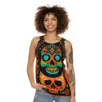 Dia de los Muertos Tank Top - Celebrate Life and Honor Ancestral Spirits with Style!