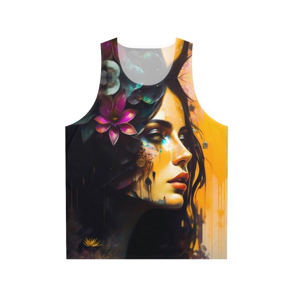 Watercolor Serenity Tank Top - Embrace the Power of a Modern Muse!