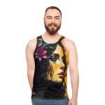 Watercolor Serenity Tank Top - Embrace the Power of a Modern Muse!