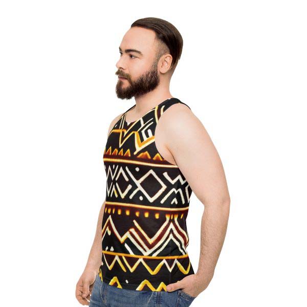 Earth Treader Tank Top - Nature's Rhythm in African Tribal Splendor!