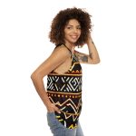 Earth Treader Tank Top - Nature's Rhythm in African Tribal Splendor!