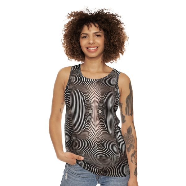 IllusionWear™ Mind-Bending Illusions Tank Top - Get Stylish with Visual Trickery!