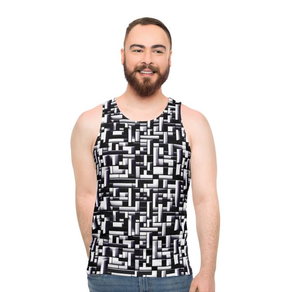 Tetris Flashback Tanktop Tee-Shirt - Nostalgia and Level 9 Up Your Style!
