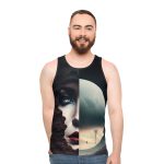 Luna vs. The Moon Tank Top - Embrace the Surreal and Flaunt Your Inner Artistry!