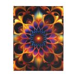 Mandala Muse 🔮 Velveteen Minky Blanket