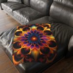 Mandala Muse 🔮 Velveteen Minky Blanket