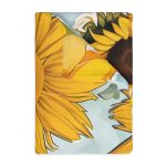 Highway Blooms™ VW Van Sunflower 🌻 Velveteen Minky Blanket