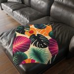 DinoSnooze™ Prehistoric Slumber 🌳 Velveteen Minky Blanket 🦖