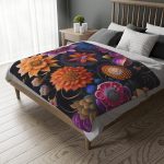 đ DreamCatcher⢠Slumber Breeze đŤ Velveteen Minky Blanket