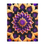 Mandala Muse 🔮 Velveteen Minky Blanket
