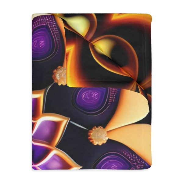 Mandala Muse 🔮 Velveteen Minky Blanket