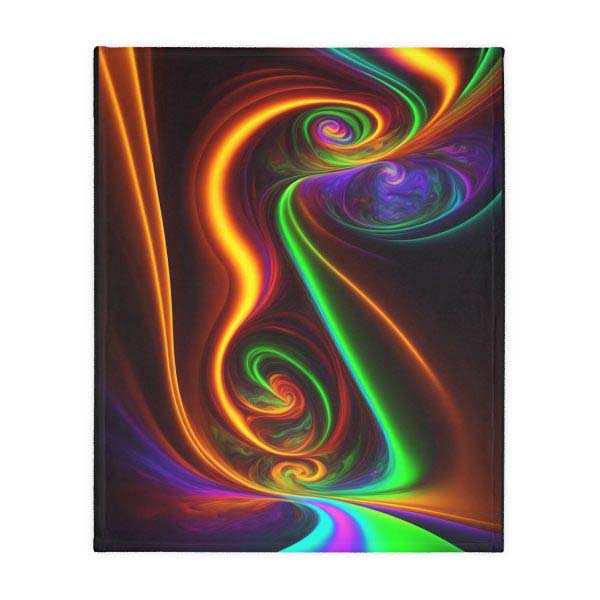 DreamFuzz™ Astral Journey 💫 Velveteen Minky Blanket 🌌