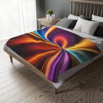 DreamFuzz™ Astral Journey 💫 Velveteen Minky Blanket 🌌