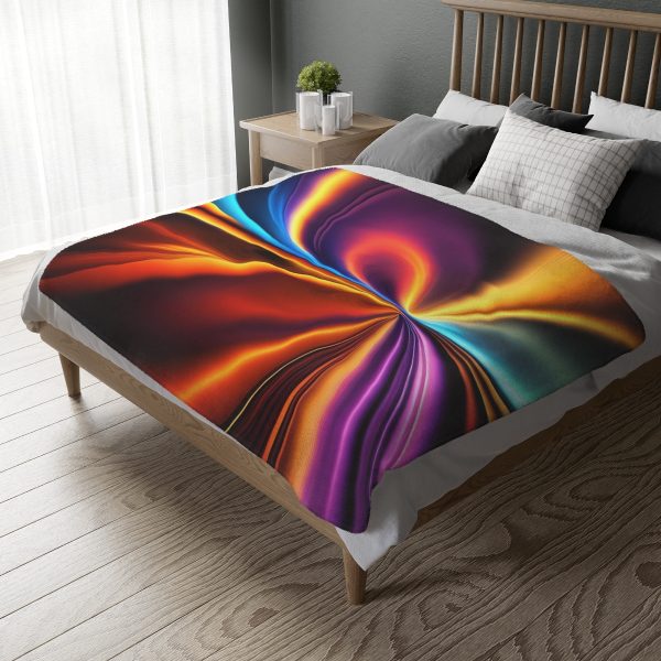 DreamFuzz™ Astral Journey 💫 Velveteen Minky Blanket 🌌