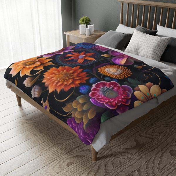 đ DreamCatcher⢠Slumber Breeze đŤ Velveteen Minky Blanket