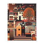Concrete Jungle Hideaway 🌃 Velveteen Minky Blanket