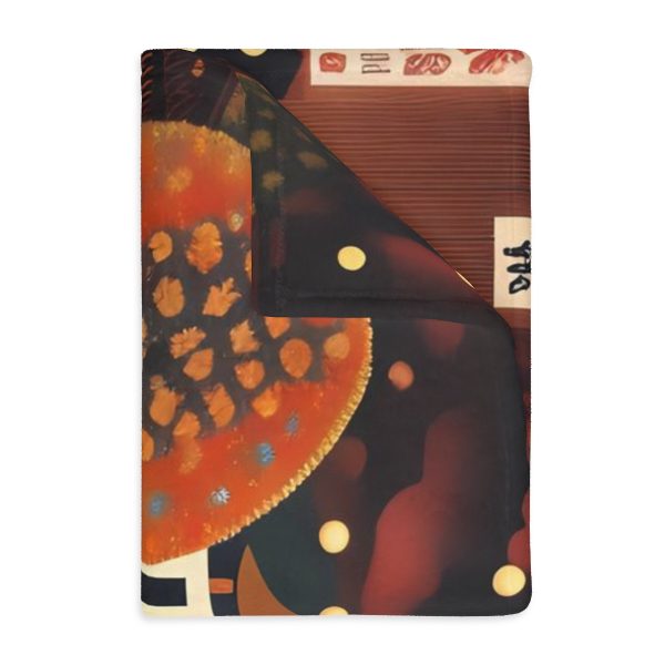 Concrete Jungle Hideaway 🌃 Velveteen Minky Blanket