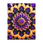 Mandala Muse 🔮 Velveteen Minky Blanket