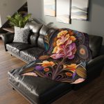 PaisleyComfort™ Timeless Twist - Velveteen Minky Blanket
