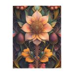 PaisleyComfort™ Timeless Twist - Velveteen Minky Blanket