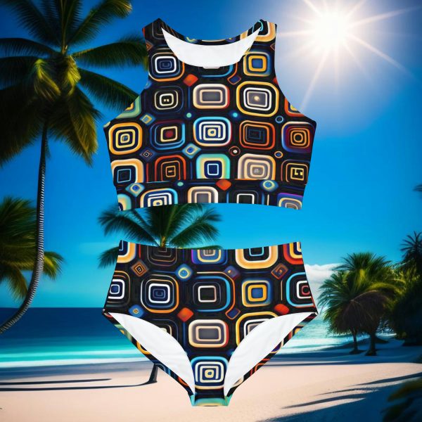 💃🎨 Mosaic Muse Bikini - An Artful Expression of Color and Creativity! 💃🎨