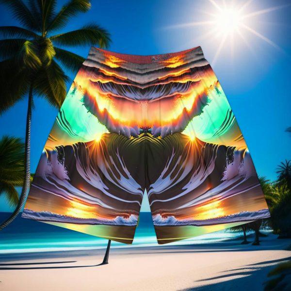 Coastal Waves Sports Shorts 🌊 Ride the Waves in Beachy Style!
