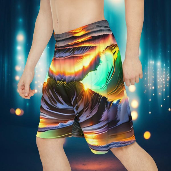 Coastal Waves Sports Shorts 🌊 Ride the Waves in Beachy Style!