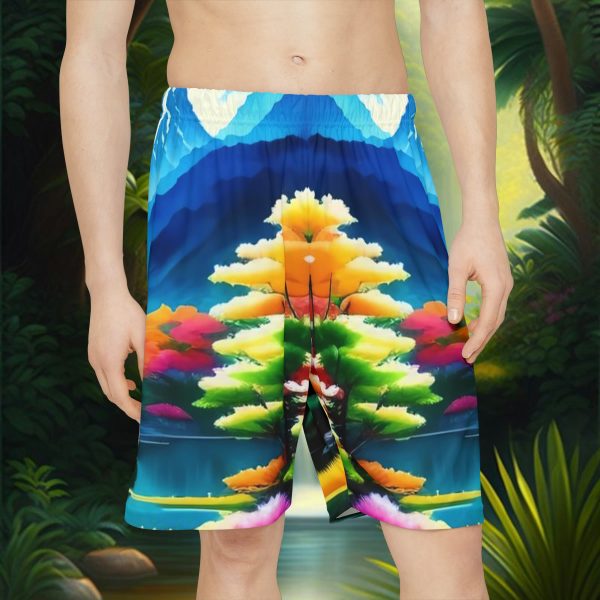 The Sunset Paddler Sports Shorts 🌅 Conquer Waterways in Style, One Paddle Stroke at a Time!🛶
