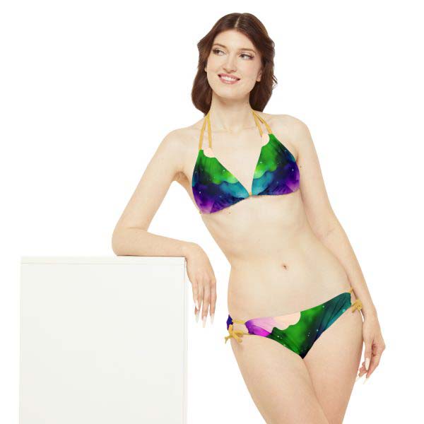 Aurora Dream Bikini 🌌 Gaze into the Night's Mysteries!
