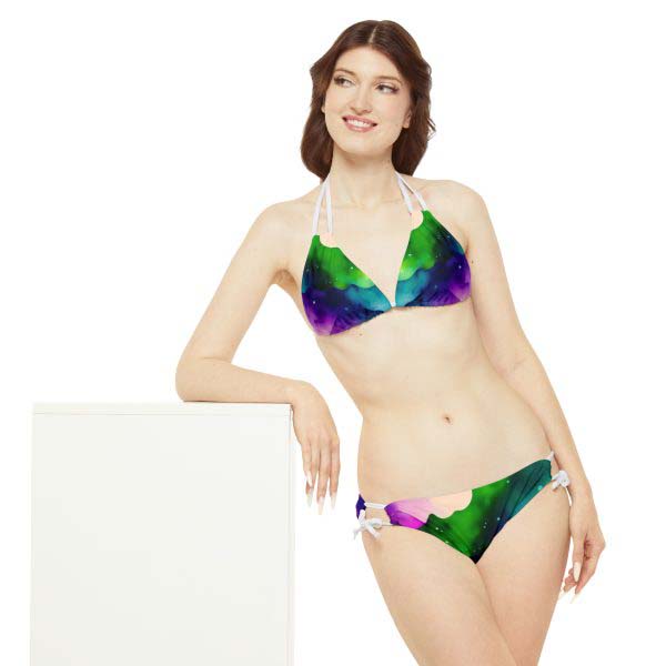 Aurora Dream Bikini 🌌 Gaze into the Night's Mysteries!