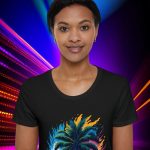 Feel beachy keen in every scene with TidalPalm Tee on your team!
