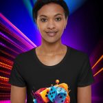 EnerTee: The Dynamo of Drapes! Women's Organic Short Sleeve T-Shirt