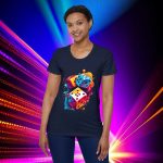 EnerTee: The Dynamo of Drapes! Women's Organic Short Sleeve T-Shirt