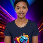 EnerTee: The Dynamo of Drapes! Women's Organic Short Sleeve T-Shirt