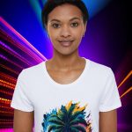 Feel beachy keen in every scene with TidalPalm Tee on your team!