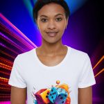 EnerTee: The Dynamo of Drapes! Women's Organic Short Sleeve T-Shirt