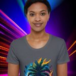 Feel beachy keen in every scene with TidalPalm Tee on your team!