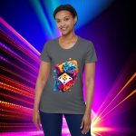 EnerTee: The Dynamo of Drapes! Women's Organic Short Sleeve T-Shirt
