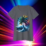Feel beachy keen in every scene with TidalPalm Tee on your team!