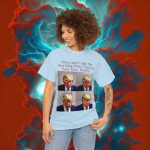 Trump Mug Shot Pop Art Tee: Politics and Pop Artistry - Two Side Graphic T-Shirt