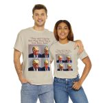 Trump Mug Shot Pop Art Tee: Politics and Pop Artistry - Two Side Graphic T-Shirt