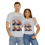 Trump Mug Shot Pop Art Tee: Politics and Pop Artistry - Two Side Graphic T-Shirt