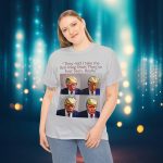 Trump Mug Shot Pop Art Tee: Politics and Pop Artistry - Two Side Graphic T-Shirt